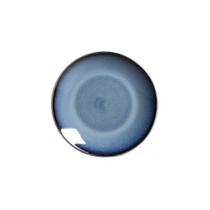 Prato Sobremesa de Cerâmica Planet RF Azul 20 x 1,5cm - Unid.