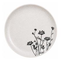 Prato Sobremesa de Cerâmica Tainan Floral Moderno Mesa Posta Tainan Em Casa Tem 20cm