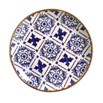 Prato Sobremesa Decorado Asteca