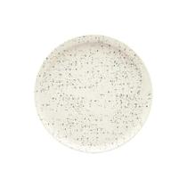 Prato Sobremesa Em Cerâmica Flat Chuvisco 20cm Oxford Prato Sobremesa Em Cerâmica Flat Chuvisco 20cm Oxford