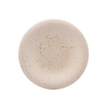 Prato Sobremesa Em Cerâmica Mist 21,5cm Wolff Branco Matte