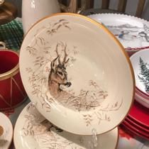 Prato Sobremesa Em Cerâmica Rena Luiz Salvador - Un Prato Sobremesa Em Cerâmica Rena Luiz Salvador - Un