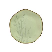 Prato Sobremesa Em Porcelana Ryo Bambu 21,5cm Oxford Prato Sobremesa Em Porcelana Ryo Bambu 21,5cm Oxford