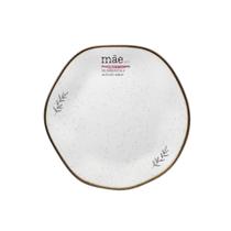 Prato Sobremesa Em Porcelana Ryo Raízes 21,5cm Oxford - Exclusivo