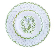 Prato Sobremesa Floral Luiz Salvador 6Uni