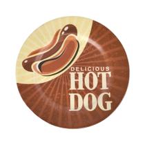 Prato Sobremesa Hot Dog Plus Cerâmica Alleanza 20,5cm 1ªL