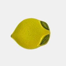 Prato Sobremesa Limão Vitrificado - Scalla Cerâmica