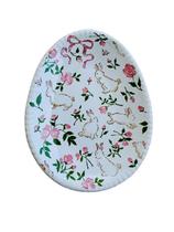 Prato Sobremesa Oval Linha Aquarela 6Uni