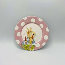 Prato Sobremesa Páscoa Peter Rabbit 20cm