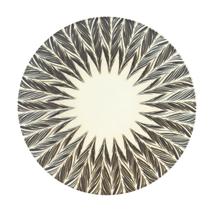 Prato Sobremesa Porcelana 20cm Plumas