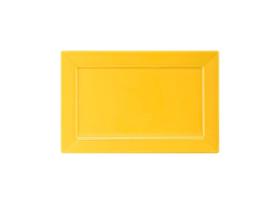 Prato Sobremesa Porcelana 24,5 cm Amarelo Plateau Yellow Oxford - OXF 338 Prato Sobremesa Porcelana 24,5 cm Amarelo Plateau Yellow Oxford - OXF 338