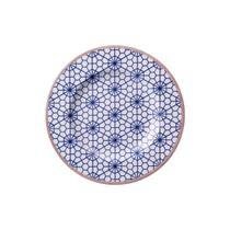 Prato Sobremesa Tramontina Abstratta em Porcelana Decorada 21 cm