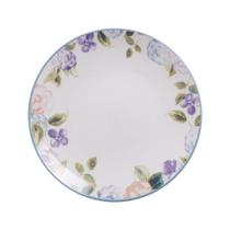 Prato Sobremesa Tramontina Aura 19cm Em Porcelana Decorada Prato Sobremesa Tramontina Aura 19cm Em Porcelana Decorada