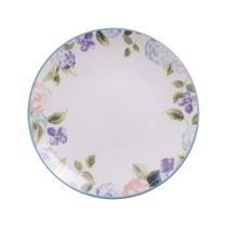 Prato Sobremesa Tramontina Aura Porcelana Decorada 19cm Prato Sobremesa Tramontina Aura Porcelana Decorada 19cm