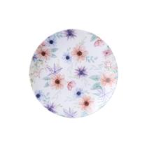 Prato Sobremesa Tramontina Floratta em Porcelana Decorada 21 Prato Sobremesa Tramontina Floratta em Porcelana Decorada 21