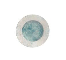Prato sobremesa tramontina fluorita em porcelana decorada 21 cm