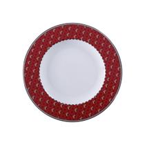 Prato Sobremesa Tramontina Lazuli Em Porcelana 21 Cm Prato Sobremesa Tramontina Lazuli Em Porcelana 21 Cm