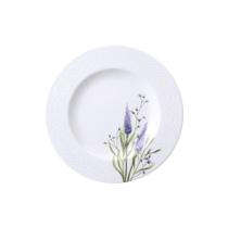 Prato Sobremesa Tramontina Lilla em Porcelana Decorada 21 cm