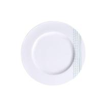 Prato Sobremesa Tramontina Monocroma Em Porcelana Decorada 21 Cm Prato Sobremesa Tramontina Monocroma Em Porcelana Decorada 21 Cm