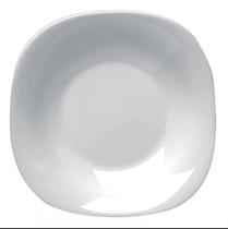 Prato Sousplat Parma 31cm Vidro Temperado Branco Bormioli