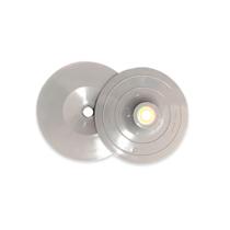 Prato Suporte Disco para Lixa 7" Rígido Cinza Furo 14mm