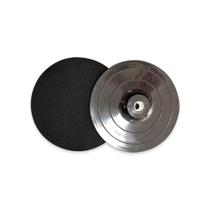Prato Suporte para Disco de Lixa 7" Semi-Flexível com Vel. Rosca M14 Preto Importado