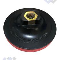 Prato Suporte Politriz Lixadeira 100mm Rosca M14 C/welkro