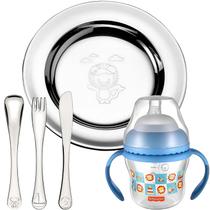 Prato Talher Infantil Aço Tramontina Copo Transição Fisher Prato Talher Infantil Aço Tramontina Copo Transição Fisher