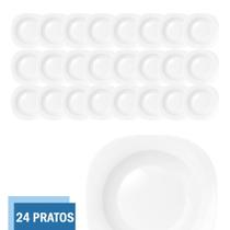 Prato Temperado 22cm Quadrado Plaza Refeição Duralex - 24 Un