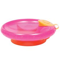 Prato Térmico com Ventosa - Rosa - Buba Prato Térmico com Ventosa - Rosa - Buba