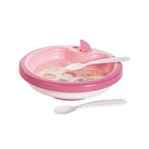 Prato Térmico Infantil 450 ml com Ventosa e 2 Colheres Bichinhos Petit Prato Térmico Infantil 450 ml com Ventosa e 2 Colheres Bichinhos Petit