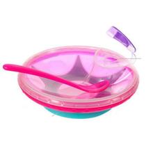 Prato Térmico Infantil com 2 Colheres Ventosa Plasutil Prato Térmico Infantil com 2 Colheres Ventosa Plasutil