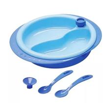 Prato Térmico Infantil Kuka com Divisória azul para Bebês Prato Térmico Infantil Kuka com Divisória azul para Bebês