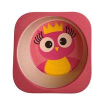 Prato Tigela De Melamina 300ml Estampa Infantil Prato Tigela De Melamina 300ml Estampa Infantil