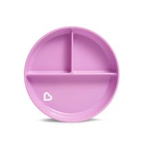 Prato Trein Infantil Com Ventosa E Divisórias Munchkin Roxo Prato Trein Infantil Com Ventosa E Divisórias Munchkin Roxo