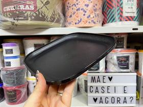 Prato Tupperware Post Me Preto 1 Unidade