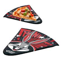 Prato Vidro Fatia de Pizza Pernalonga Looney Tunes 24cm - AllMix