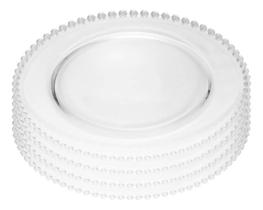 Prato Wolff Pearl De Cristal Incolor 28 Cm