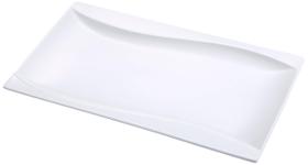 Prato Yanco SW-216 Porcelana Branco Osso 40x23,5cm Pacote com 12
