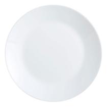 Prato Zelie Raso 6 Peças Arcopal Vidro 3x25 Temperado Branco Prato Zelie Raso 6 Peças Arcopal Vidro 3x25 Temperado Branco