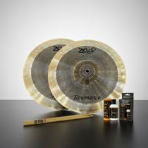 Prato Zeus Resonance Hihat 14 Zrhh14 + Polidor Rove + Baqueta
