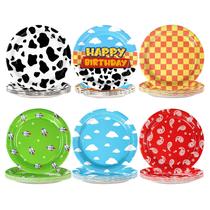 Pratos de festa Grencian Toy Inspire Game Cartoon Story 60 unidades Pratos de festa Grencian Toy Inspire Game Cartoon Story 60 unidades