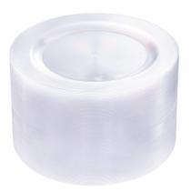 Pratos de jantar descartáveis BuCla 100 Clear Plastic 26cm