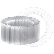 Pratos de jantar descartáveis FOCUSLINE de plástico transparente de 10 polegadas x100 Pratos de jantar descartáveis FOCUSLINE de plástico transparente de 10 polegadas x100