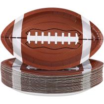 Pratos de Papel ADXCO Futebol - 24x15cm (50 Unidades) - Ideal para Festas
