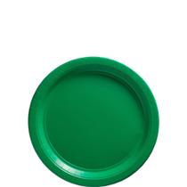 Pratos de papel Amscan Festive Green Round 6,75 polegadas, 50 unidades
