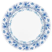 Pratos de papel Charmount Large de 10 polegadas, 100 unidades, descartáveis, azuis Pratos de papel Charmount Large de 10 polegadas, 100 unidades, descartáveis, azuis