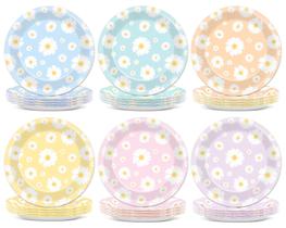 Pratos de papel CHUNNIN Daisy Pastel Party 18 cm 60 unidades Pratos de papel CHUNNIN Daisy Pastel Party 18 cm 60 unidades