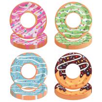 Pratos de papel descartáveis ITTEBISS com tema de donut, 7 pol., 48 unidades Pratos de papel descartáveis ITTEBISS com tema de donut, 7 pol., 48 unidades