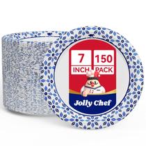 Pratos de papel descartáveis JOLLY CHEF 18cm 150 unidades Pratos de papel descartáveis JOLLY CHEF 18cm 150 unidades